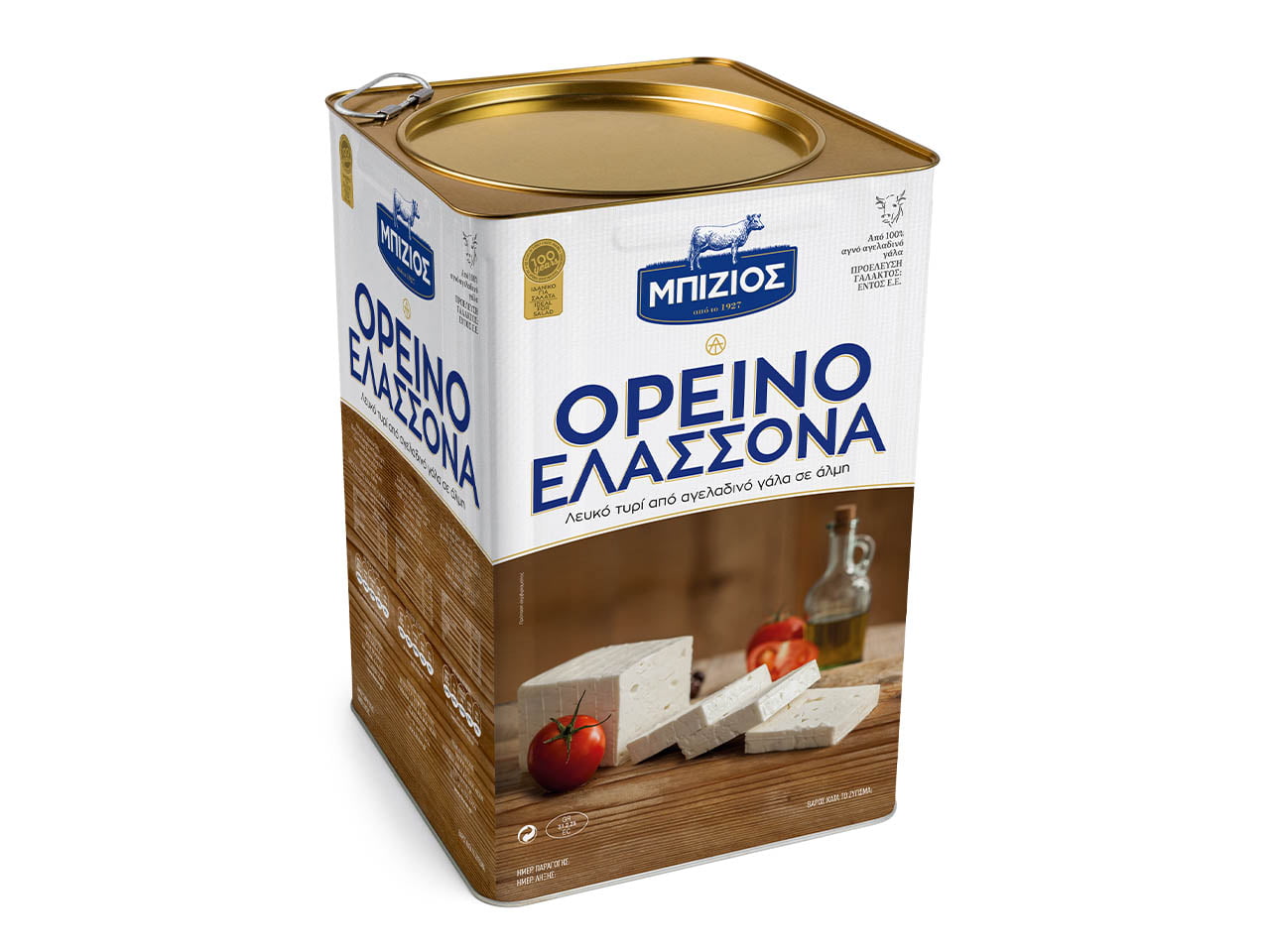Ορεινό Ελασσόνα - Συσκευασία Δοχείο 15kg